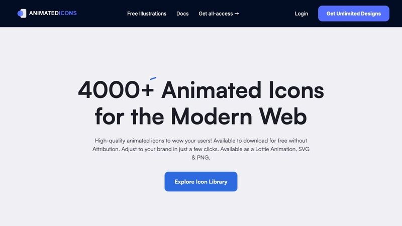 Animated Icons