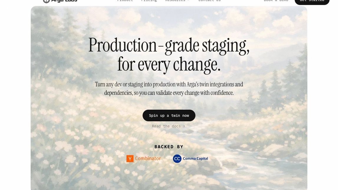 Screenshot of Arga Labs