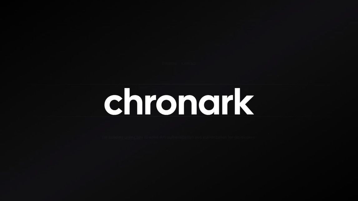 Screenshot of chronark