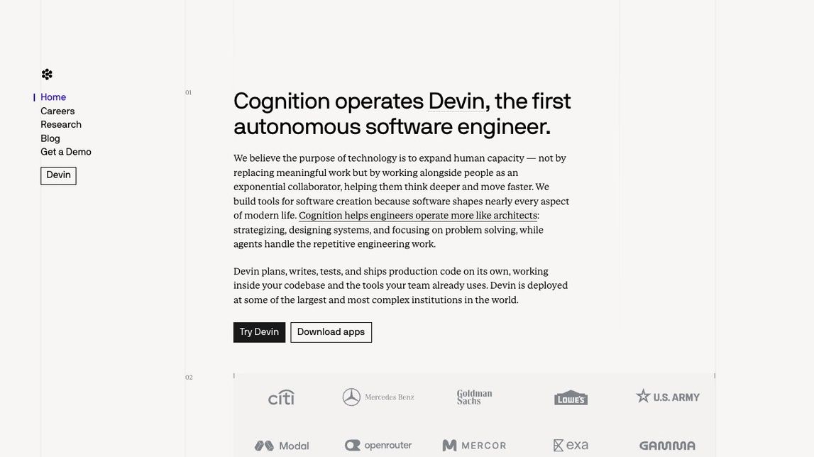 Screenshot of Cognition