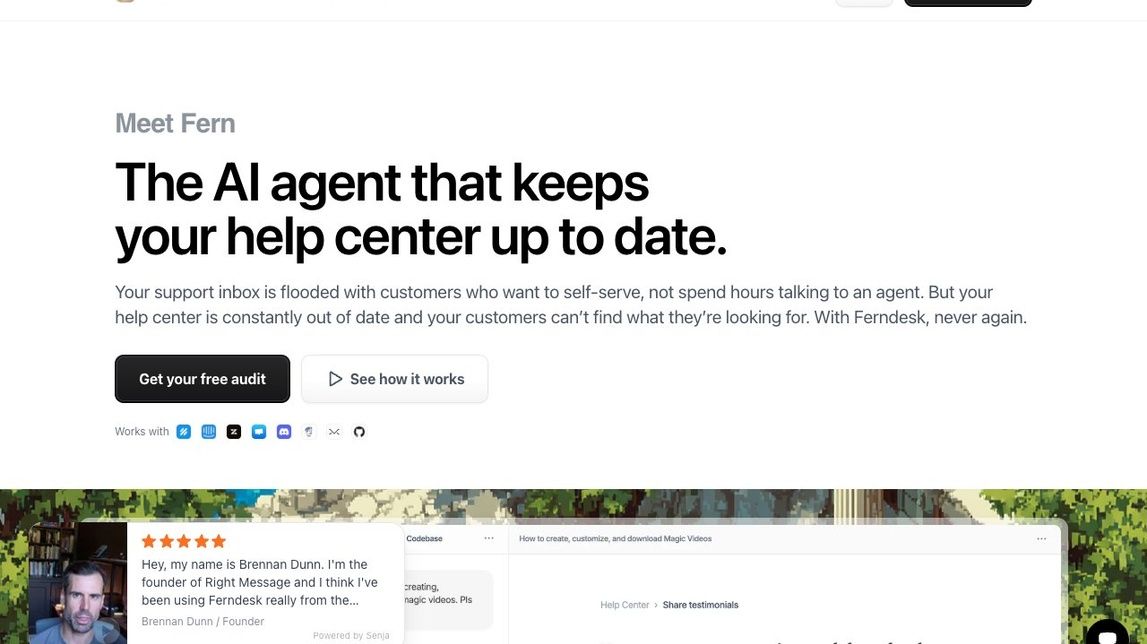Screenshot of Ferndesk