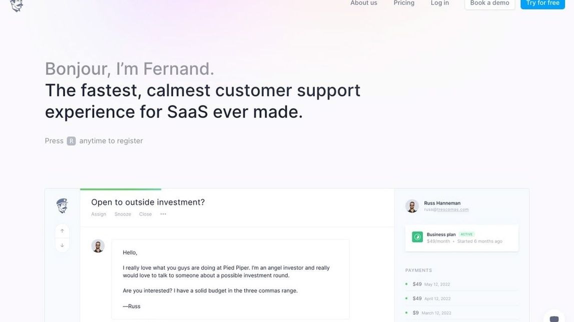 Screenshot of Fernand