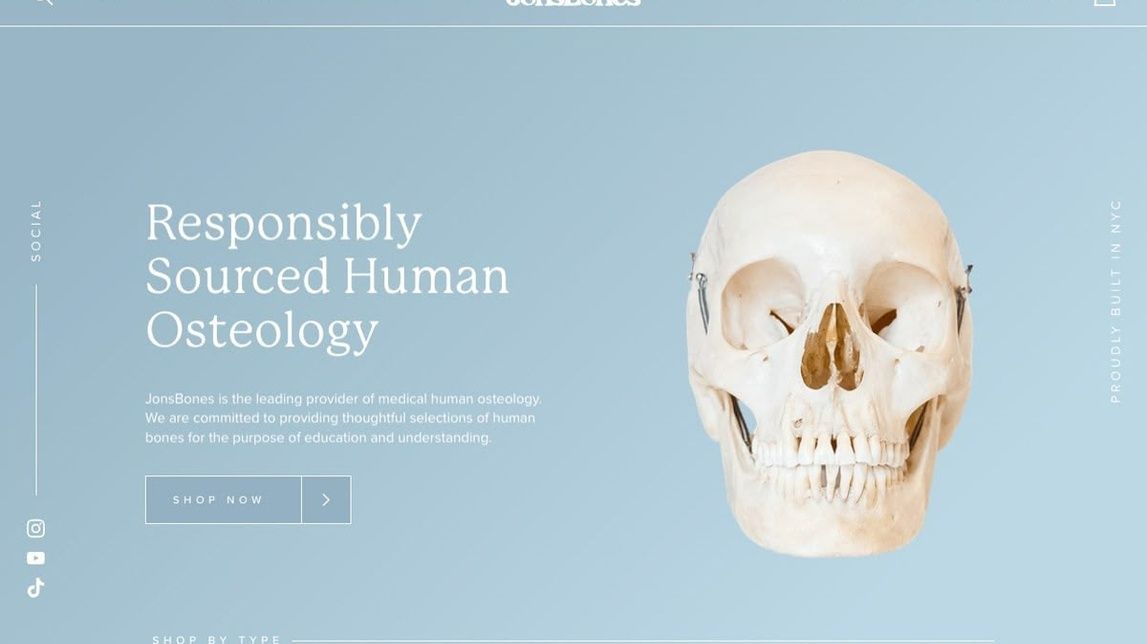 Screenshot of JonsBones