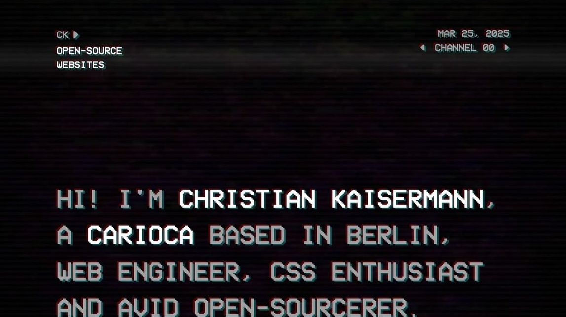 Screenshot of kaisermann