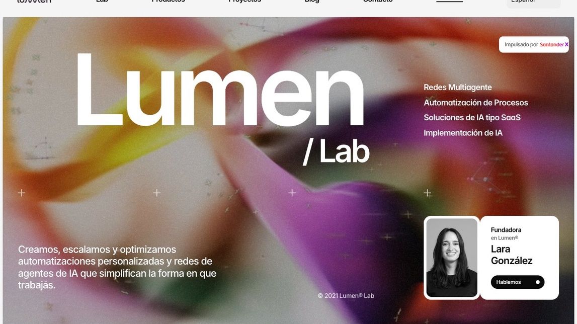 Screenshot of Lumen Lab