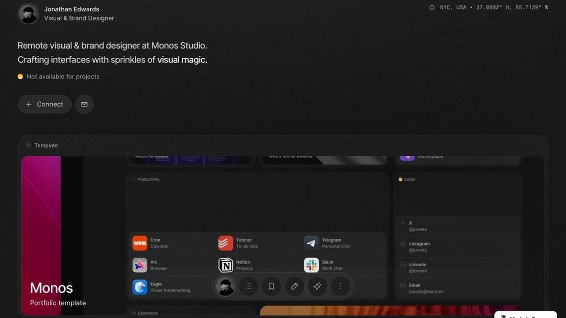 Screenshot of Monos