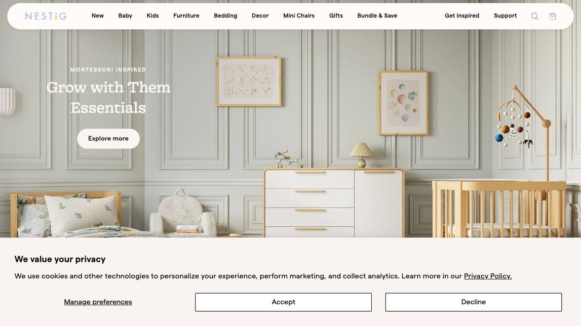 Screenshot of Nestig