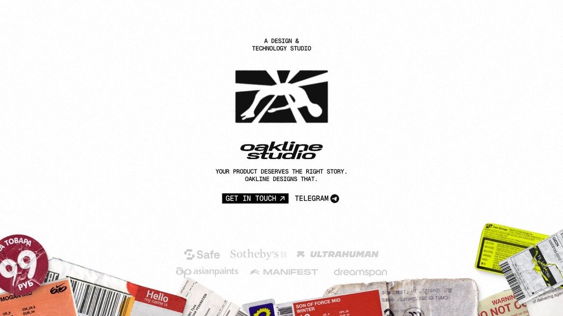 Screenshot of Oakline Studio