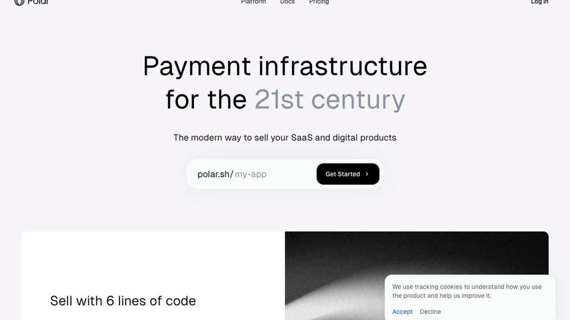 Screenshot of Polar
