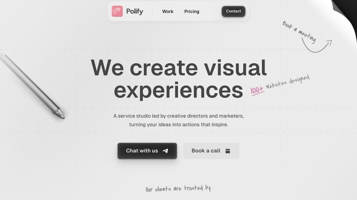 Screenshot of Polify