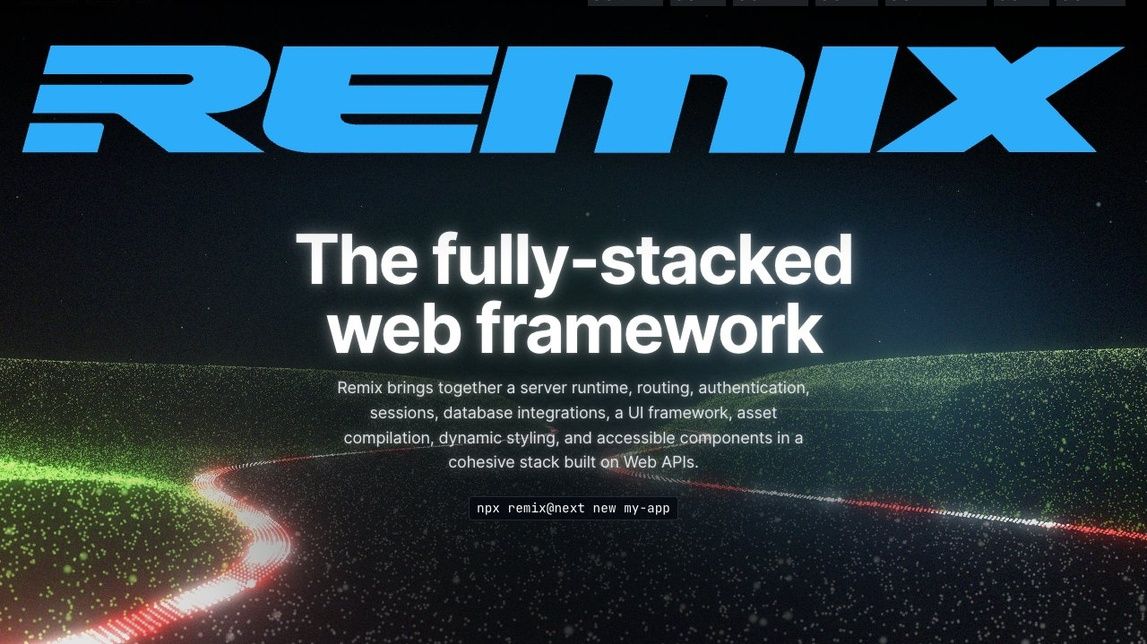 Screenshot of Remix