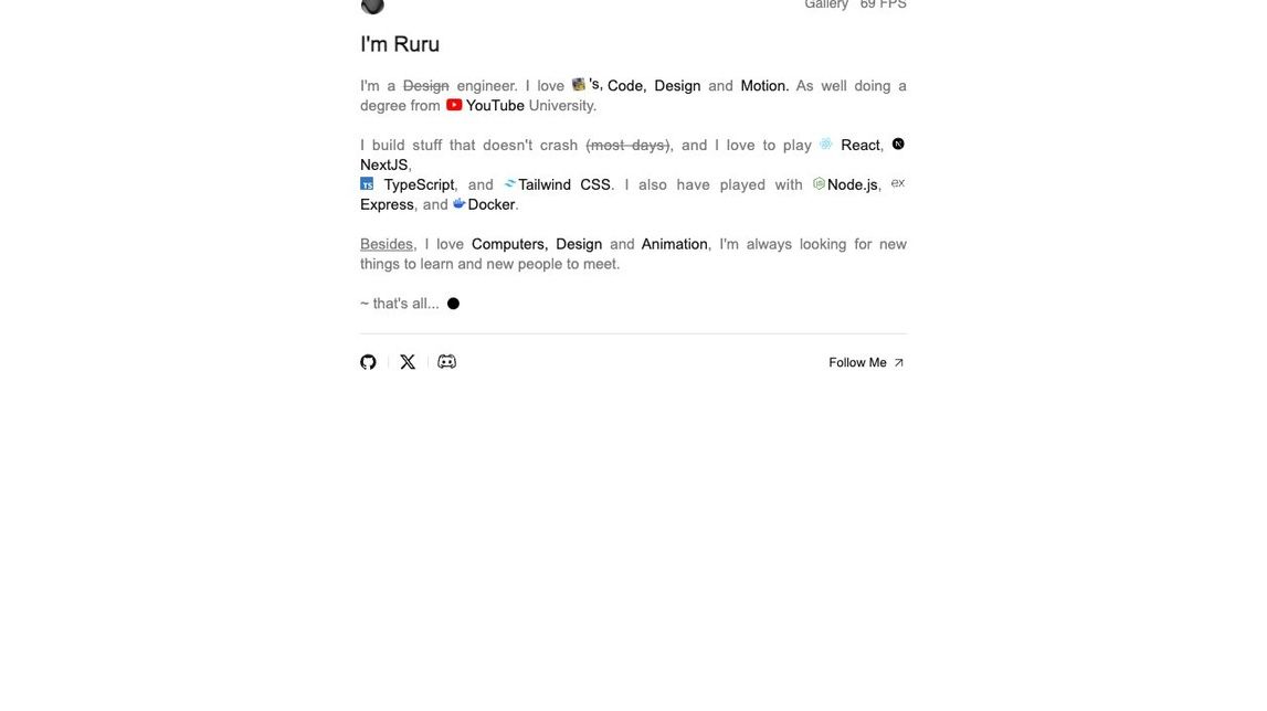 Screenshot of Ruru