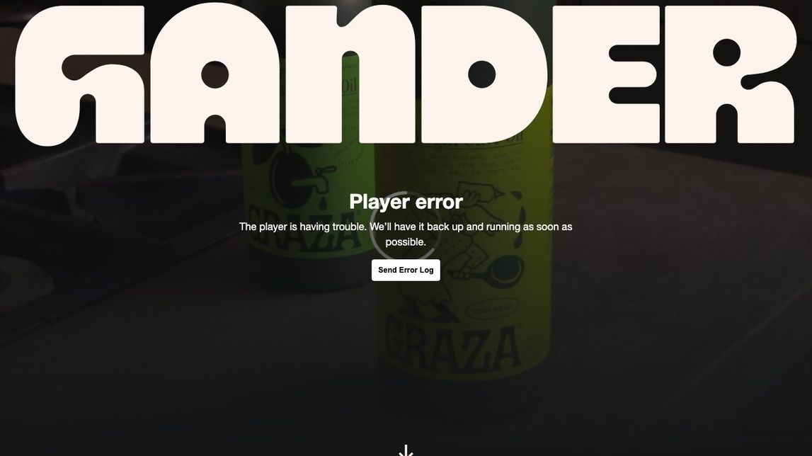 Screenshot of Gander