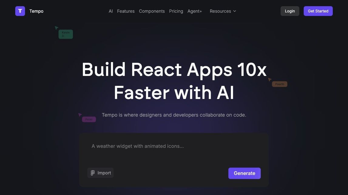 Screenshot of Tempo