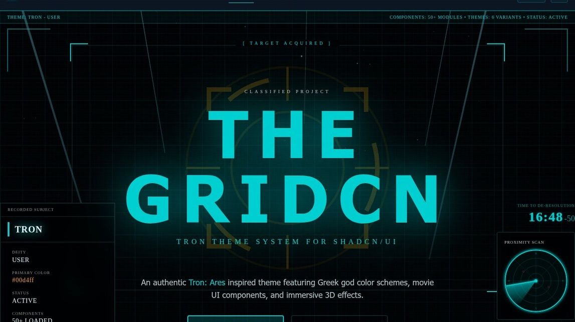 Screenshot of The Gridcn