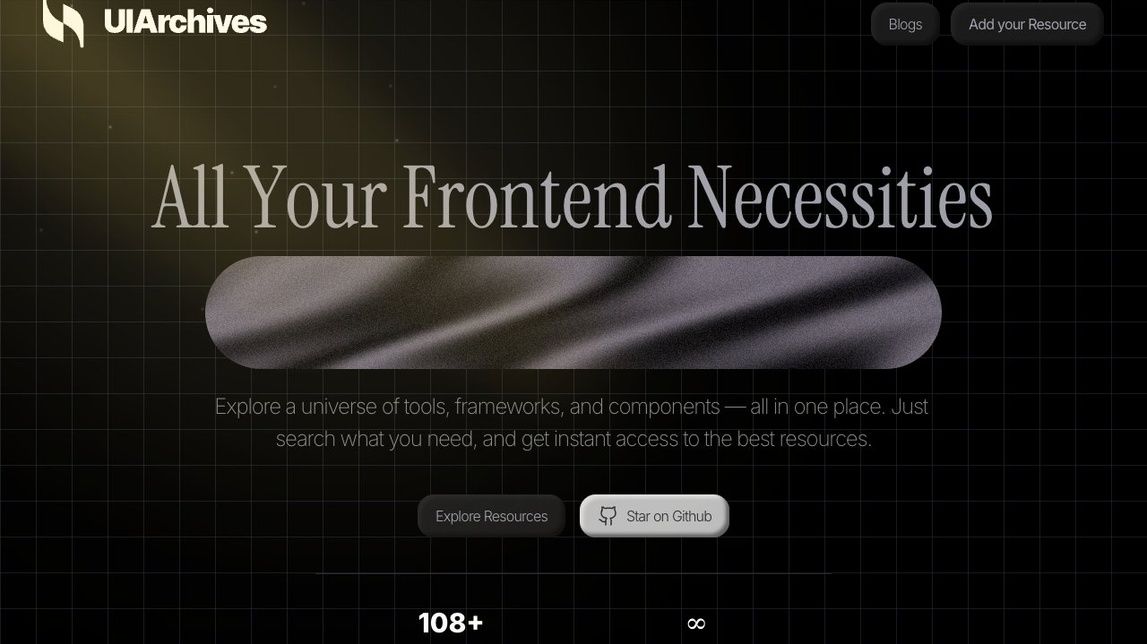 Screenshot of UIArchives