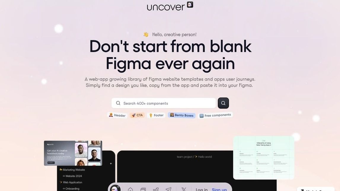 Screenshot of uncoverLAB