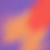 Coral and lavender abstract color fields