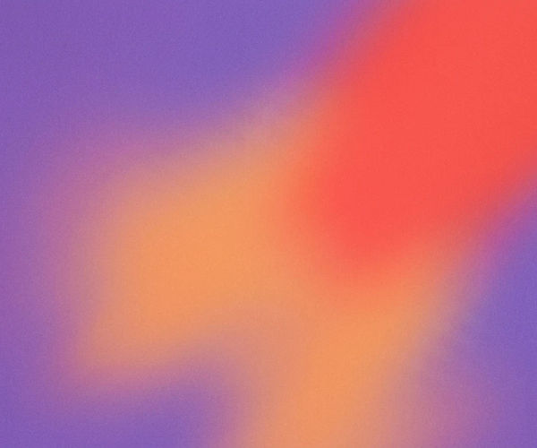 Coral and lavender abstract color fields