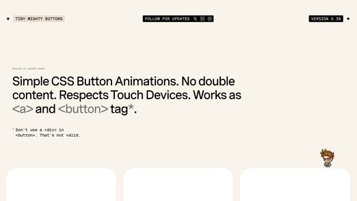 Tiny Mighty Buttons