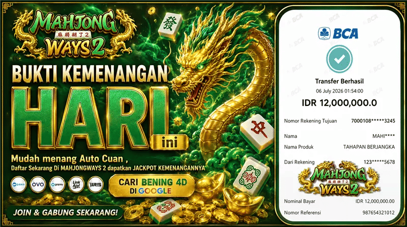 Bukti Kemenangan Bening4D