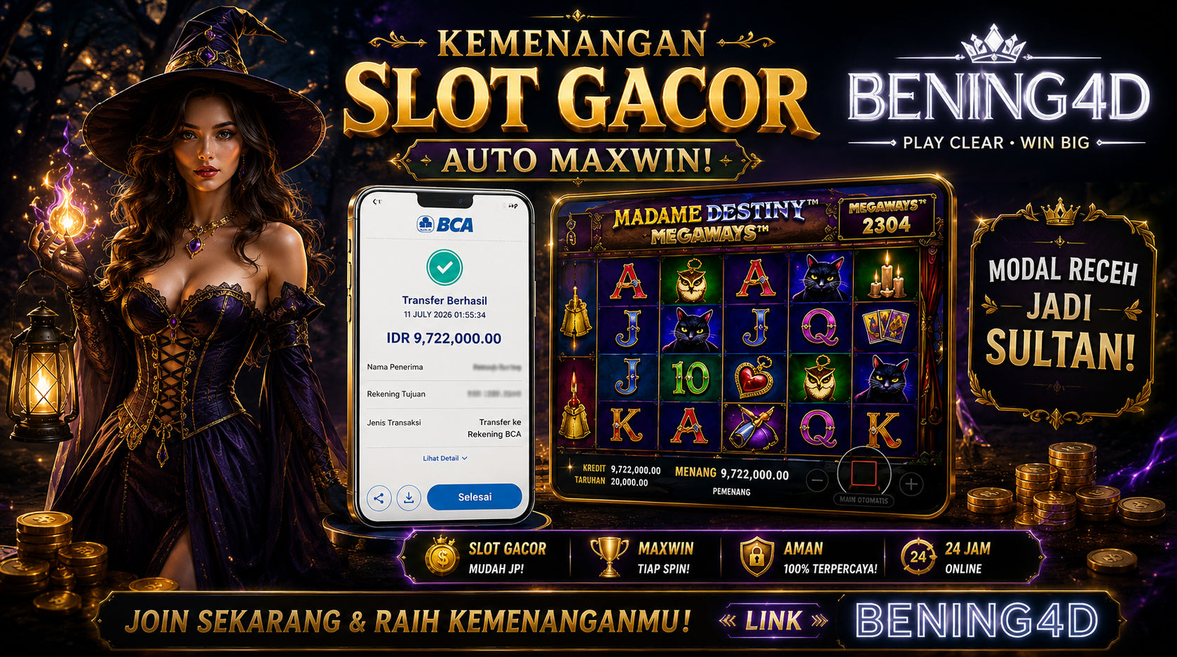 Bukti Kemenangan Bening4D