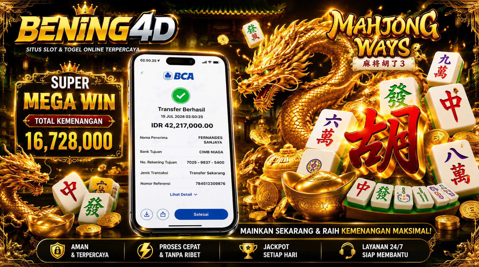 Bukti Kemenangan Bening4D