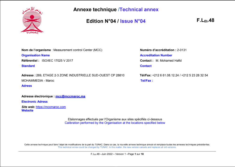 TUNAC Accreditation