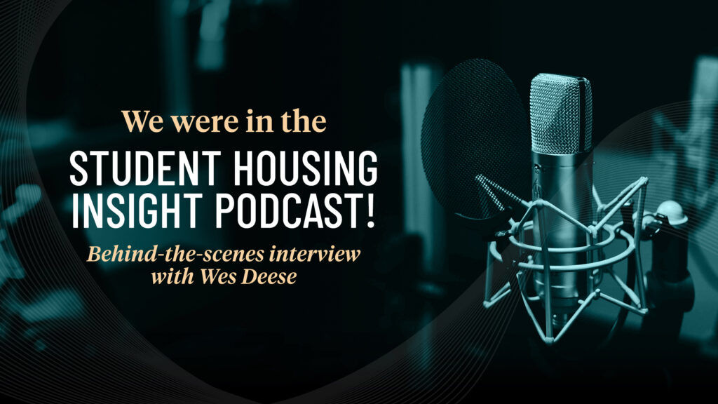 uForis Student Housing Insight Podcast Wes Deese Blog Header