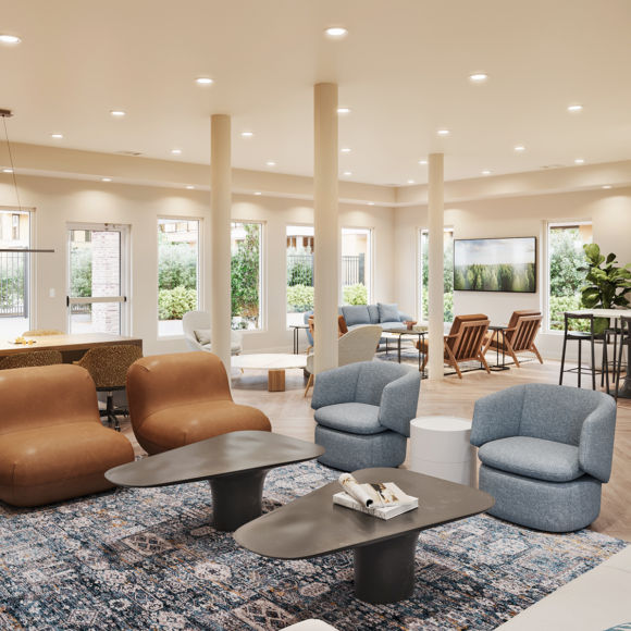 Campus Crossings at Briarcliff Atlanta GA Student Housing Community Room PS4