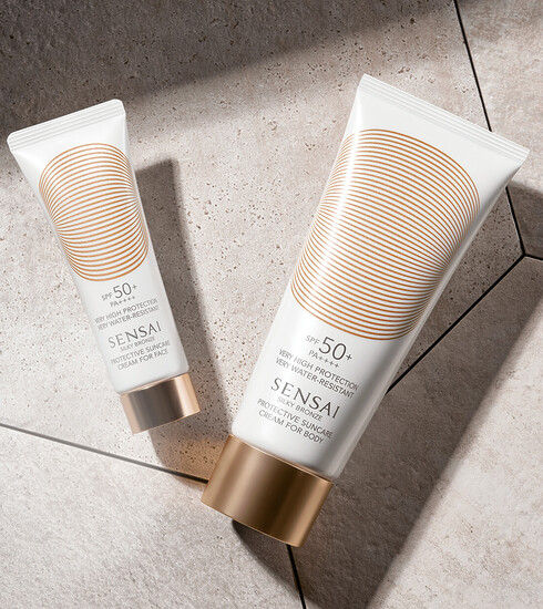 SENSAI Silky Bronze Protective Cream SPF 50+ (Face & Body)