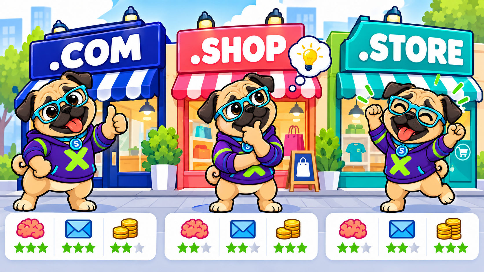 Selling Products Online? Compare .com, .shop, and .store Before Registering Your Retail Domain