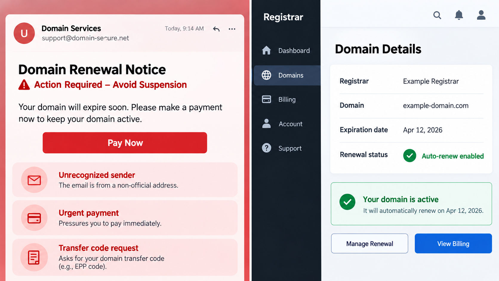 A Domain Renewal Invoice Arrived From a Company You Do Not Know: Verify Before You Pay visual guide