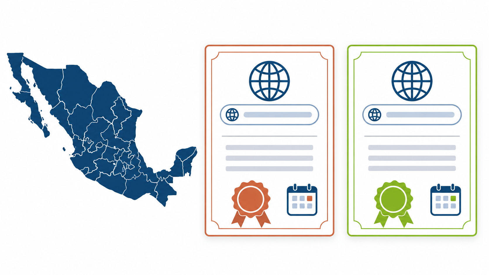 Opciones de registro de dominios mexicanos