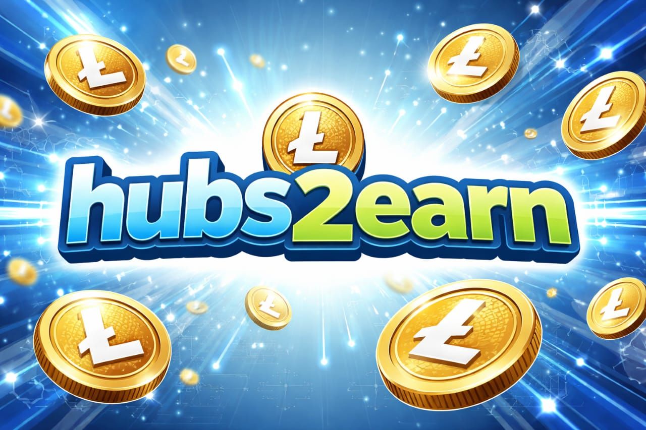 Hubs2Earn Litecoin Banner