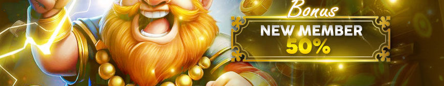 BONUS NEW MEMBER 50%