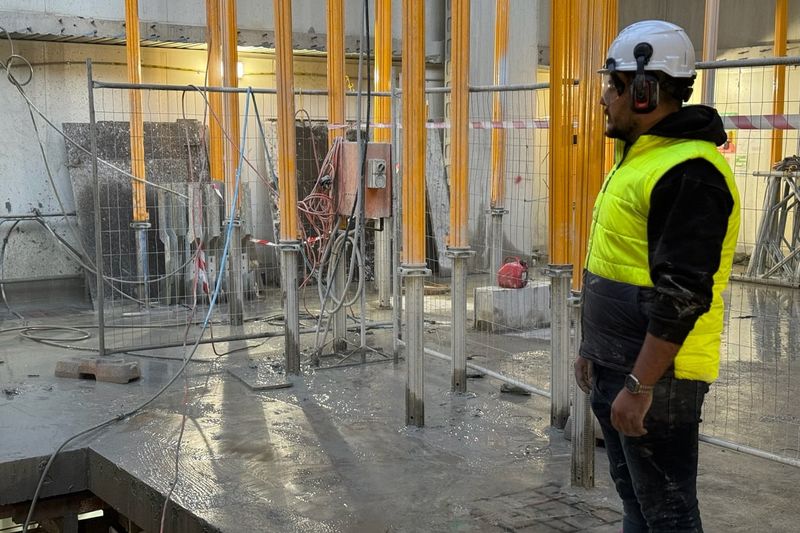 Precision core drilling for shoring
