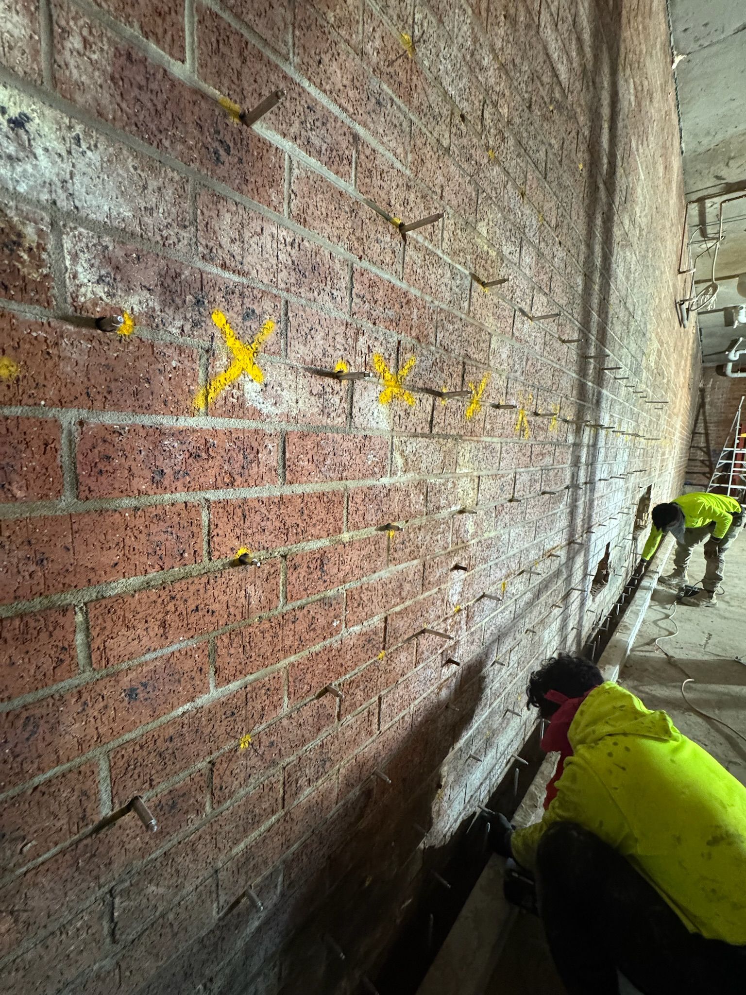 Curtain Wall Injection - Drill