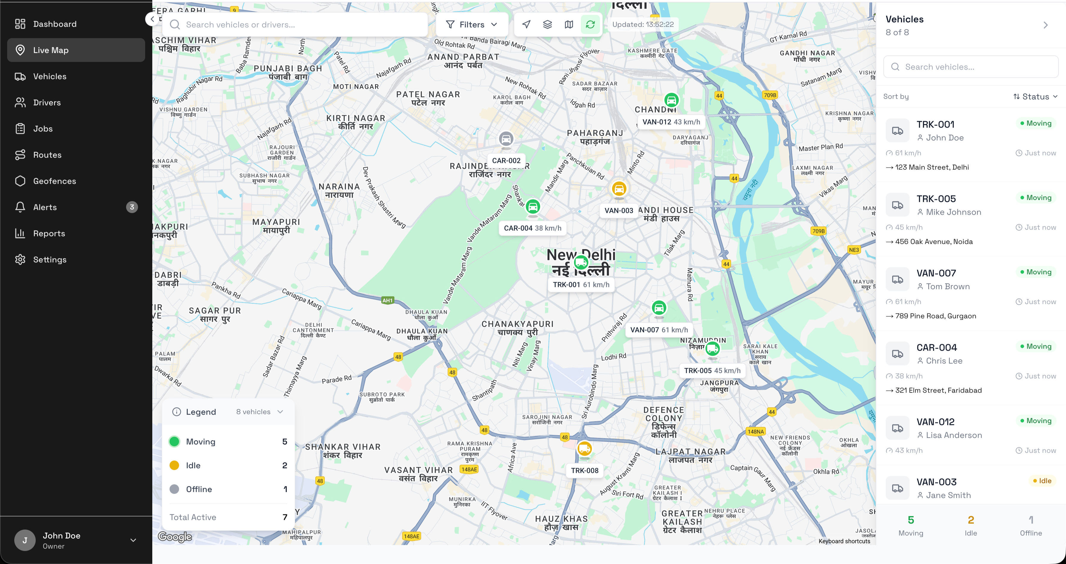 Fleet Management Platform - AI-powered solution by 360Labs