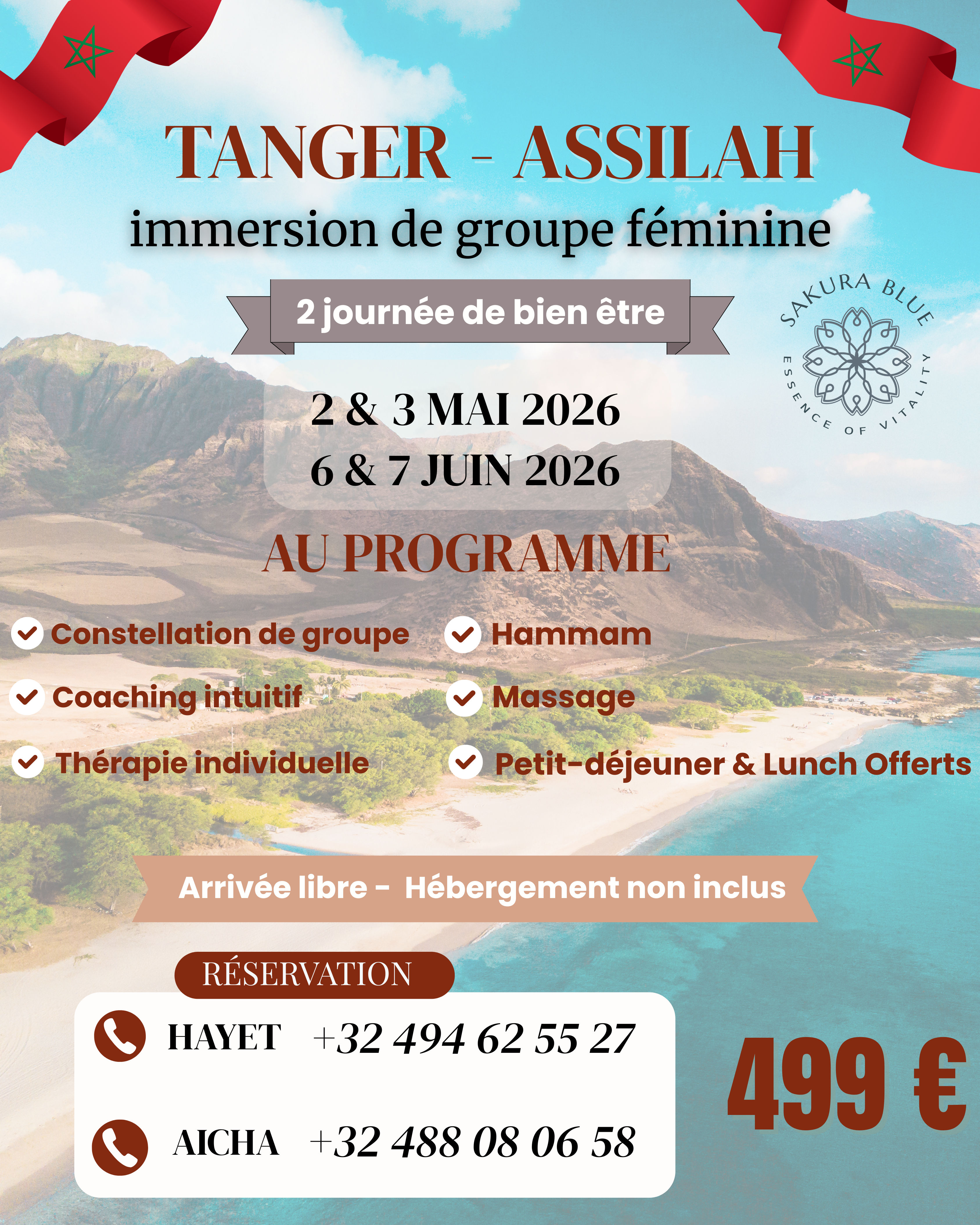 Immersion bien-être Tanger Assilah