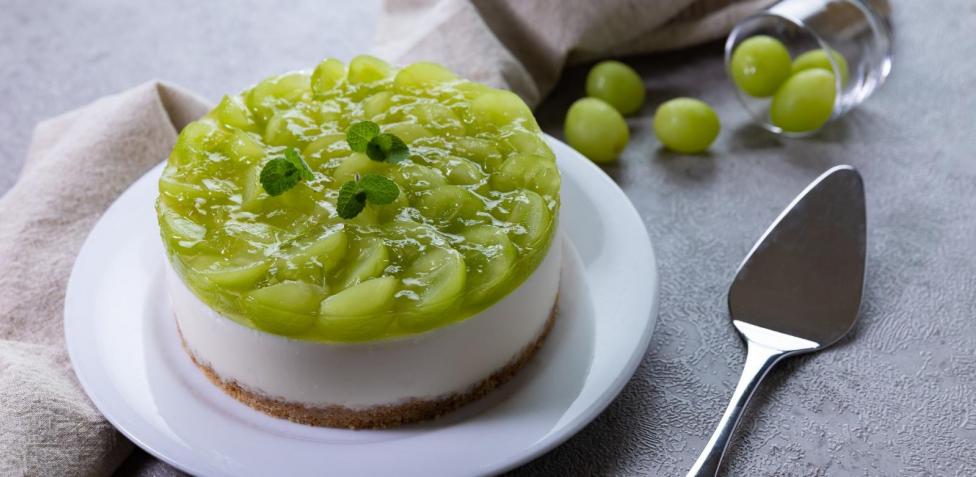 Cómo hacer tarta de uvas y queso