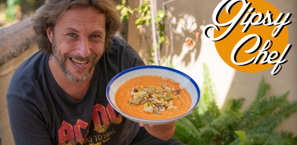 La receta más cachonda de salmorejo cordobés de Gipsy Chef