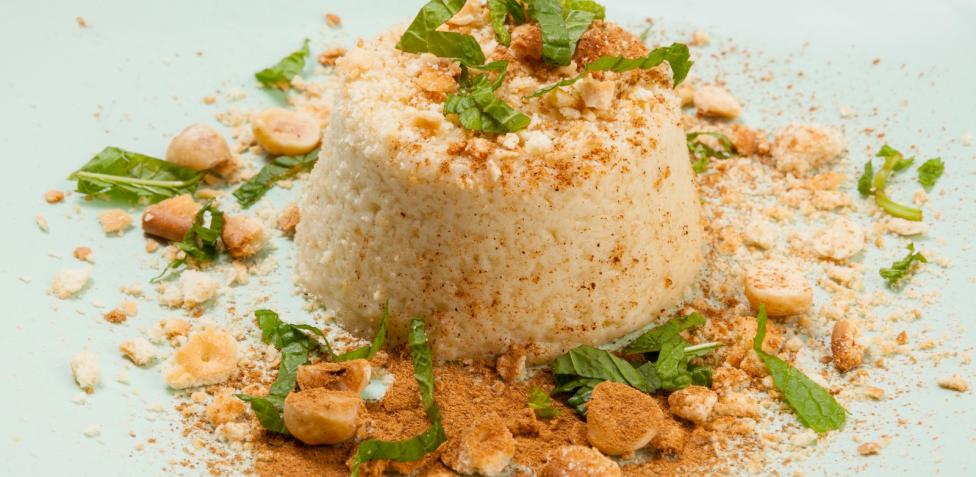 Cómo hacer este pudin de pera al microondas