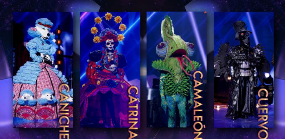 Caniche, Catrina, Cuervo y Camaleón: estos son los cuatro finalistas de ‘Mask Singer’
