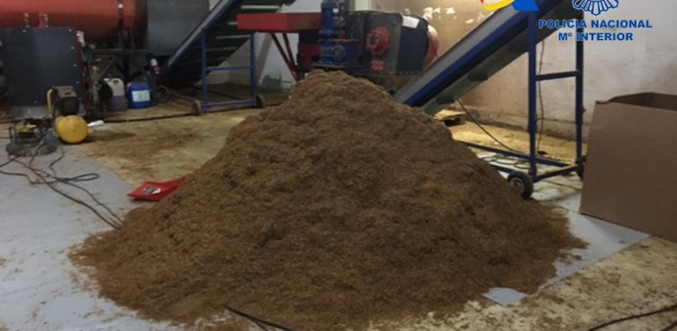 La fábrica de tabaco ilegal que producía un millón de cigarrillos al día en Andalucía