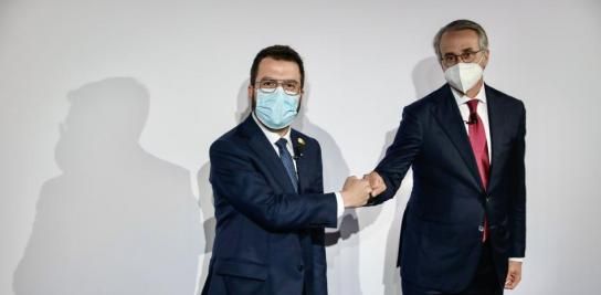 Aragonès reclama ante el Cercle poner en marcha la mesa de diálogo