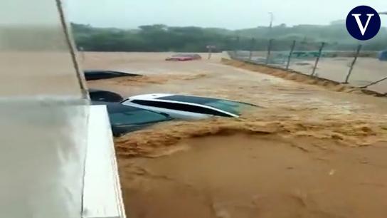 Graves inundaciones en el Ebre por un aguacero súbito y extremo