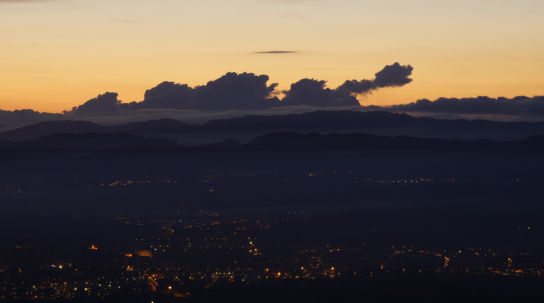 Fantasía de nieblas en Vic