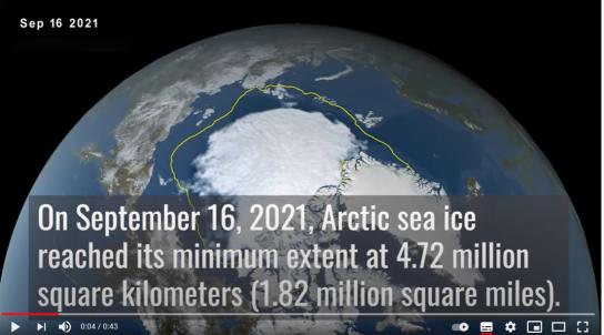 Calor en el Ártico: 2021 es un año tranquilo pero cada década se pierde el 13% del hielo