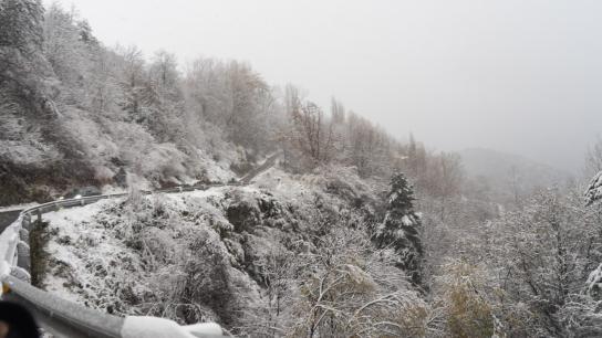 El rastro de la DANA: nevadas, lluvias y... arco iris